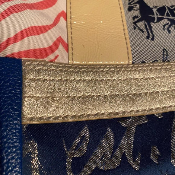 COPY - Coach Gold Pink Blue Patchwork purse - Picture 12 of 13